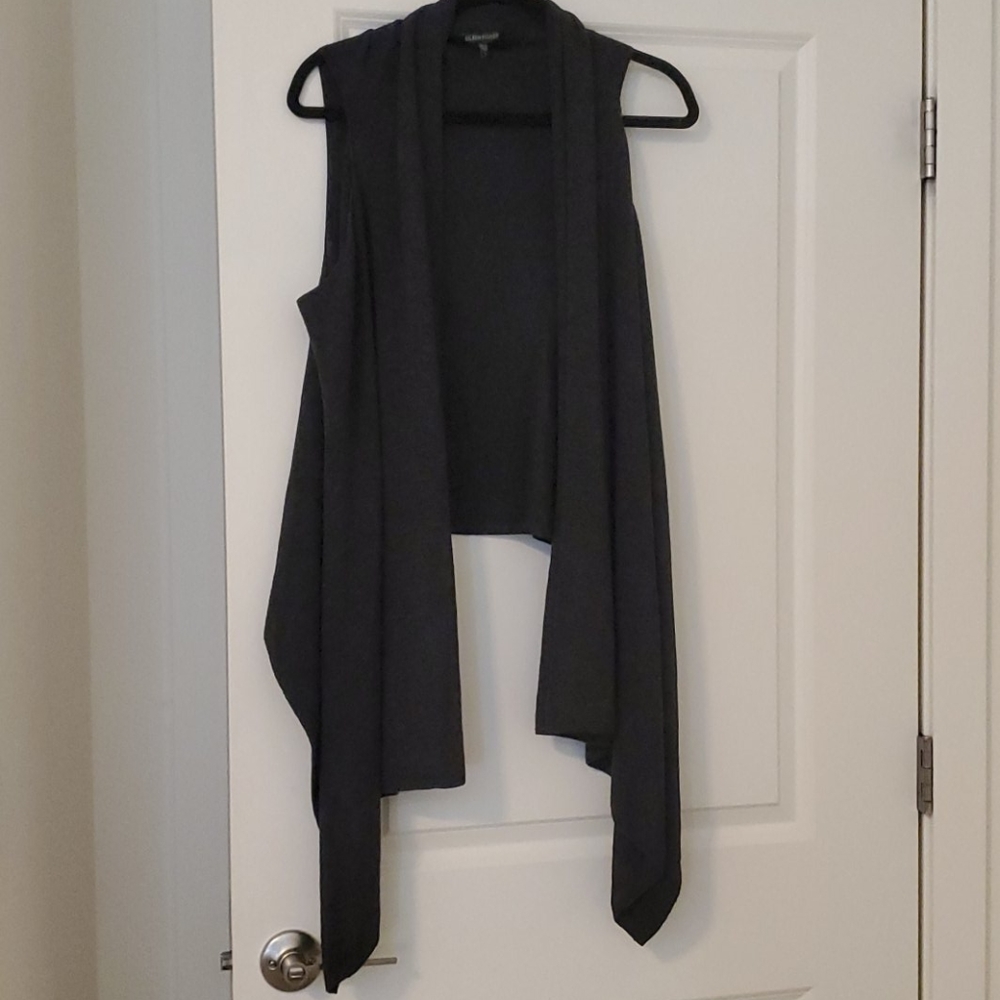 Eileen Fisher Merino Wool Waterfall Vest